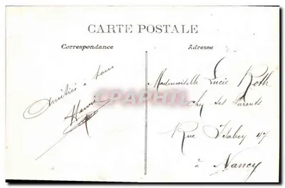 Jovem casal na floresta — cena romântica — editor A&S n°541 — Verso