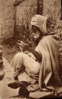 Kabyle fabricante de burnous — Série 8021 — Editor A.D.I.A. - Nice