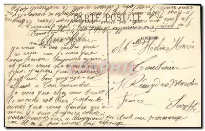 Constantina — La Prefectura — Henri Bouro Relojero Escultor — Reverso