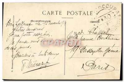 Algérie — Jeune Mauresque — Scènes et Types, n°27 — Verso