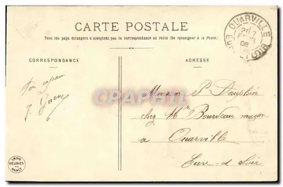 Mulher bebendo café — O Café da Parisienne — Edição Bergeret — Verso
