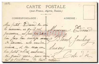 Criança dormindo — canção 'Meunier tu dors' — Cacao Bensdorp — Verso