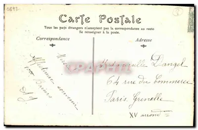 Café-Chantant nos Campos Elísios — Velho Paris — ND Phot, n°215 — Verso