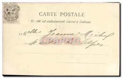 Jovem casal tomando chá — H. Mahuel — N° 4 — Verso