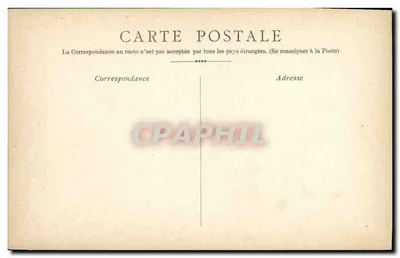 Młoda kobieta i mężczyzna w strojach historycznych — scena jesienna — MP. J. CEASL ET FILS, VALENCE (DRÔME) — Rewers