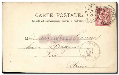 Greuze: A jarra quebrada — gravura — editor não visível, n° de série 1203 — Verso