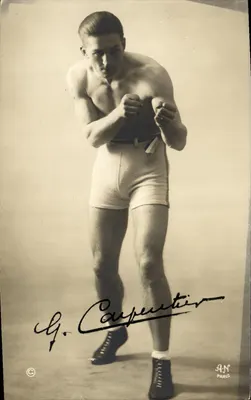 G. Carpentier — Boxeur — AN Paris
