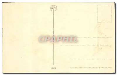 Crianças em um carrinho puxado por um jumento — cena de Natal nevada — editor Paris, n° 904/4 — Verso