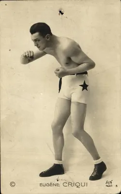 Boxeador Eugène Criqui — Paris — A.N. Paris