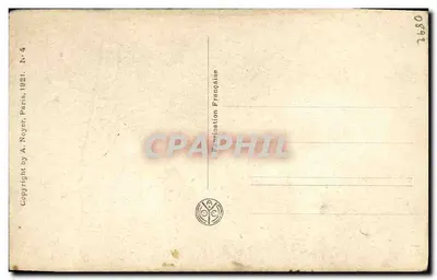 G. Carpentier — Boxeador — A.N. Paris — Verso