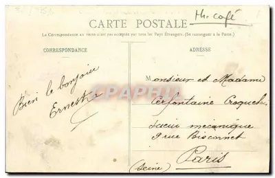 L'Infanterie en Manœuvre - La Grand'Halte - Préparation du Café - Librairie Militaire Guérino, Meauxmondon — Achterkant