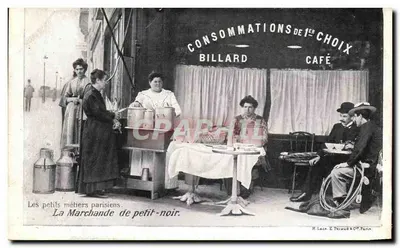A Vendedora de Cacau — Os pequenos ofícios parisienses — H. Lasc & E. Peraud & Cie, Paris