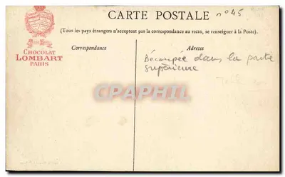 A Vendedora de Cacau — Os pequenos ofícios parisienses — H. Lasc & E. Peraud & Cie, Paris — Verso