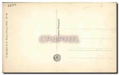 G. Carpentier — podpisany portret — A.N. Paryż — Rewers