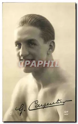 G. Carpentier — atleta sorridente — AN Paris