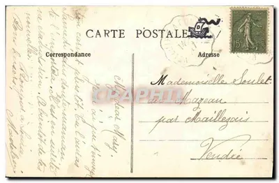 Ojciec Boniface na scenie teatralnej — scena teatralna — wydawca R.C. nr 30 — Rewers