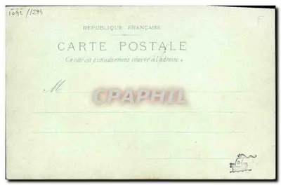 Parijs — De Coulisses des Variétés — Uitgever niet zichtbaar — Achterkant