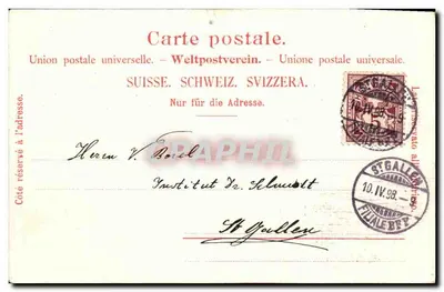 Neuchâtel — Éditeur inconnu, n° de série non visible — Verso