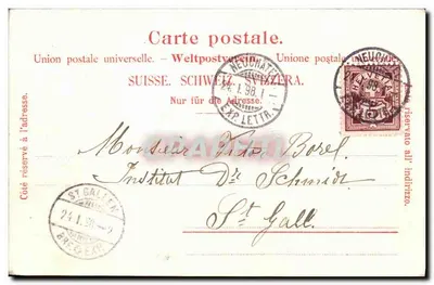 Obwalden — 1899 — Breit & Züger, n° 2064 — Reverso