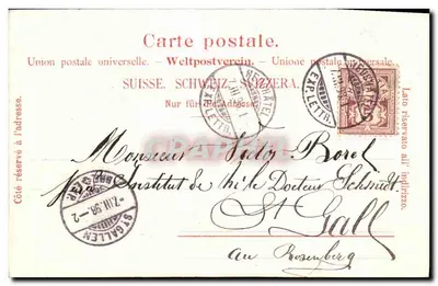 Ticino — Editor Beres's Wieland & Cylanch — número de serie no visible — Reverso