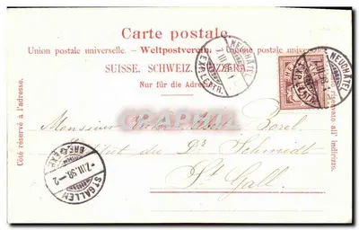 Gênes — Armoiries de Genève — éditeur inconnu, n° de série non visible — Rückseite