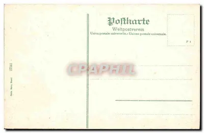 Bern, Marktgage — widok placu z fontanną i wieżą zegarową — wydawca G. A. P. (Zamek Miasta) — Rewers