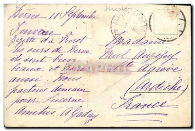 Bern — Jaskinia dla niedźwiedzi — Ernest Selkofer, Bern Nr 10 — Rewers