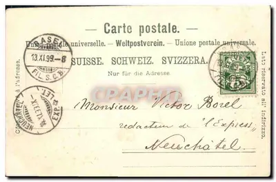 Münster — Bazyleja — nieznany wydawca, numer serii 9437 — Rewers