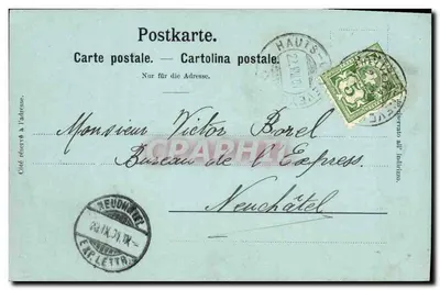 Nowa Federacyjna Banka — Chaux-de-Fonds — Wyd. Jeanneret, nr 98 — Rewers