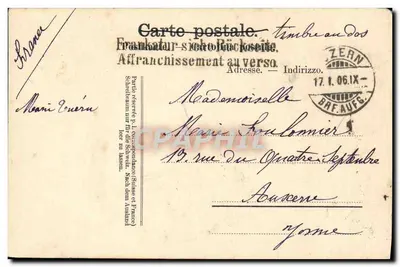 Luzern und Pilatus — uitzicht panoramisch — E. Goets, Fot. Luzern, n° 1908 — Achterkant