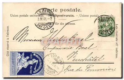 Luzern i Rigi — widok z powietrza — Wydawnictwo Photolab Zürich, nr 217 — Rewers