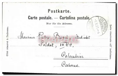 Local van Zofingue, te Neuchâtel — J. Beljean & M. Mathey, uitgevers, n° 144 — Achterkant