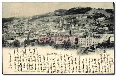 Saint-Gall — vista panorâmica — Chammoux Frères & Cie, Pensey, n° 559