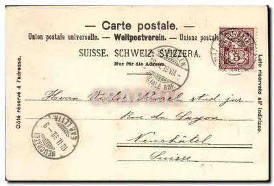 St. Gallen — Gruss aus St. Gallen — Alfred Ehrat & Cie, St. Gallen — Verso