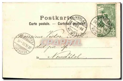 Zofingen — Palverthurm — Verlag von O. Hürsch, Zofingen — Verso