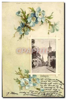 Zofingen — Entrada inferior — Geb. Metz, Tübingen à Basel, n° 344