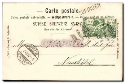 Zofingen — vista da Grabenstrasse com fábricas — Fotógrafo A. Hiltsch, Zofingen — Verso