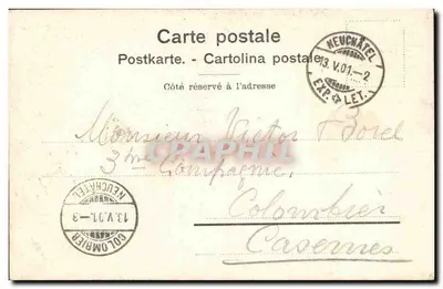 MARIN - Kolegium — wydawca TYP. ERIKHAU & NIESTLE - NEUCHÂTEL — Rewers