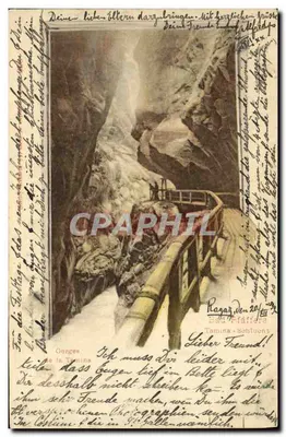 Gorges da Témina — vista do funicular — editor não identificado