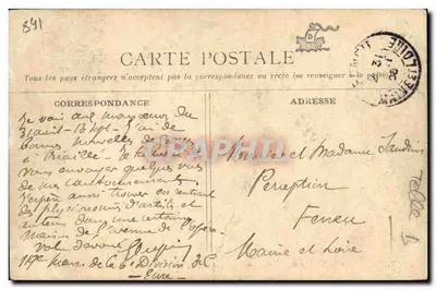 Ch. Delcassé — Ministro das Relações Exteriores — E. Pirou, Fot. N°8 — Verso