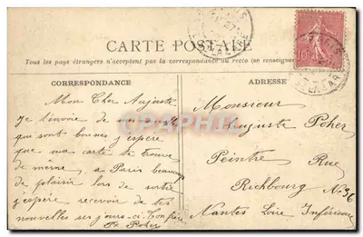 Maurice Berteaux — Deputowany i Ministr Obrony — Franck Lefort, Gr. Gereschel, Fot. N°23 — Rewers