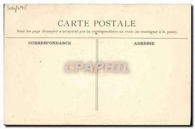 Émile Combes — Ministro do Interior — série N°6, editada por Franck Lefort — Verso