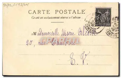 Paul Déroulède — portrait — L'HOSTE - Édit. d'Apôse - Cl. P. Petit — Verso
