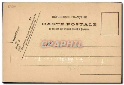 M. Émile Loubet — Prezydent Republiki Francuskiej (1909-1913) — nieznany wydawca — Rewers