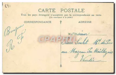 Armand Fallières — Wybrany Prezydentem Republiki Francuskiej, 17 stycznia 1906 — Tujas photo, wyd. Nérac — Rewers