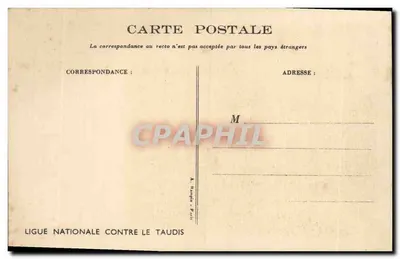 Deux garçons sur un escalier — scène de la vie quotidienne — dessin de Roullot — Verso