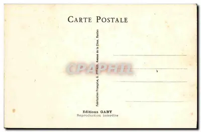 Scena w parku — dwa mężczyźni i kobieta — Wydawnictwo GABY n°530 — Rewers