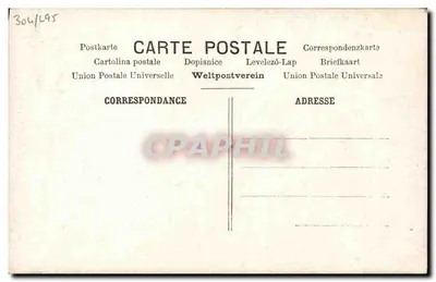 Paul Broyer — Portrait de Fallières — F.C. et Cie 172 — Verso