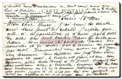 De Vliegende Koningen — Frans ballon 'Le Roupillon' — Uitgever E.D. — Achterkant