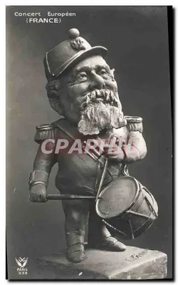 Estátua caricatural de um músico — Concerto Europeu (FRANÇA) — Paris 338